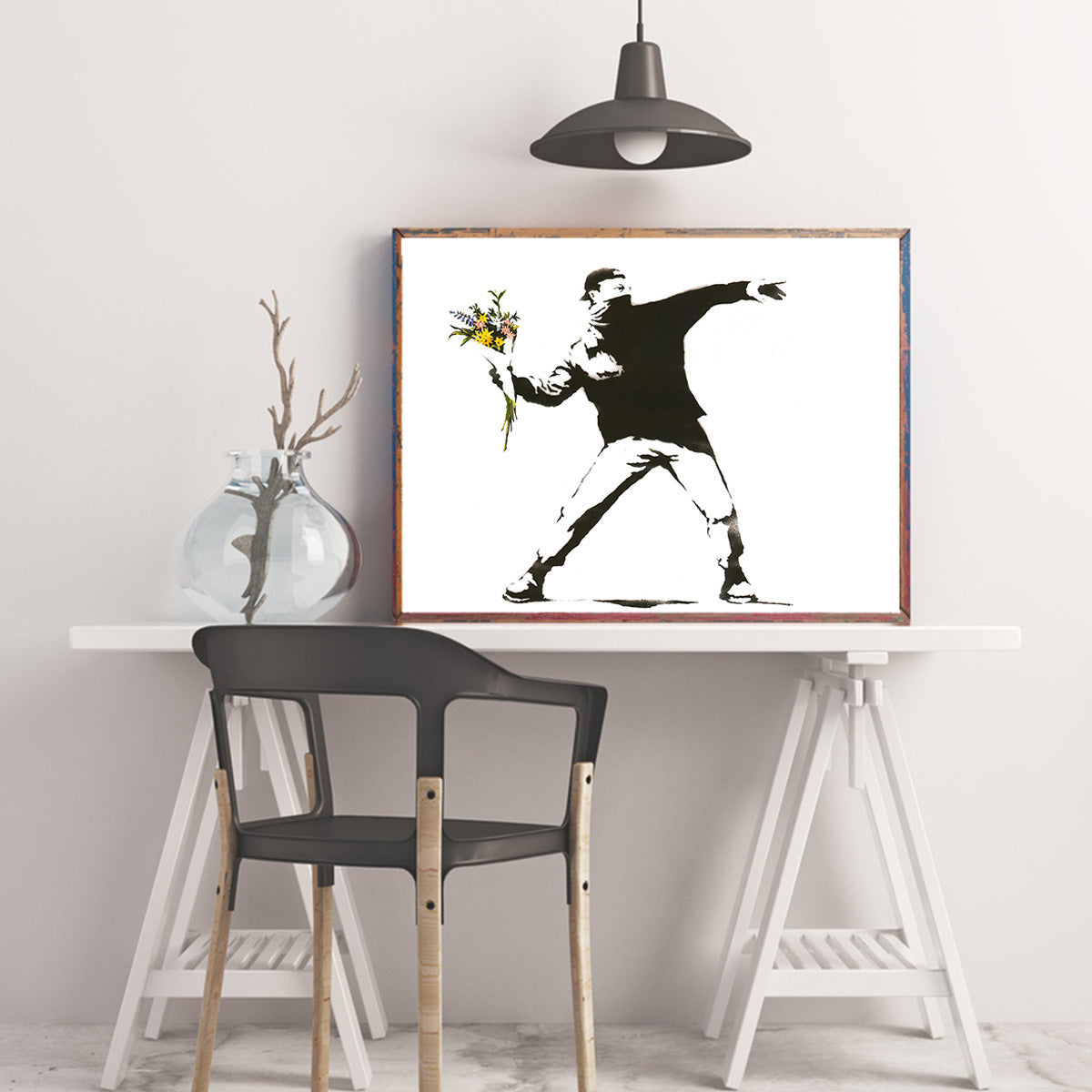 Yeet the Flower Bank Spray Painting Poster
