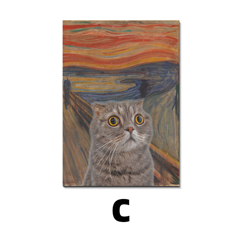 Animal The Scream Wall Art