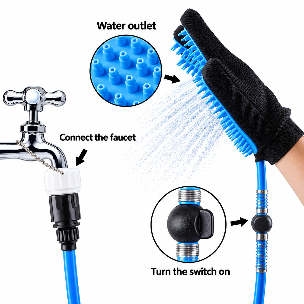 Pet Shower Sprayer & Scrubber, product photo 7