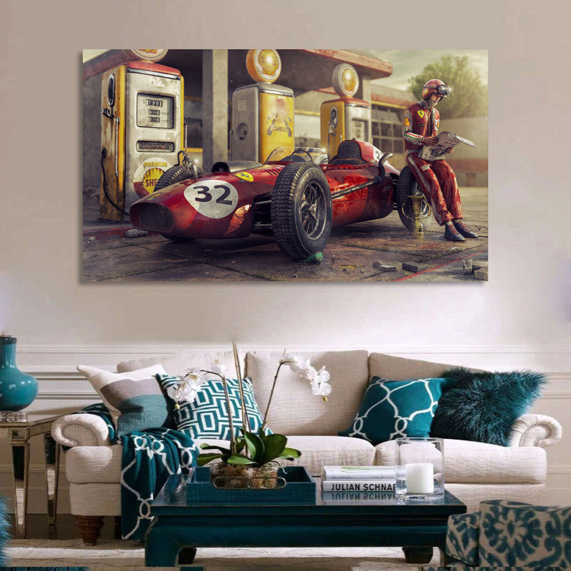 Classic Racing Vintage Poster