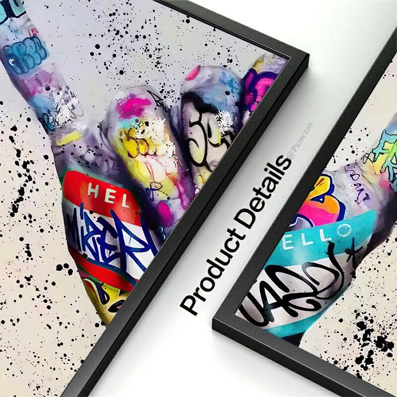 Graffiti Hang Loose Wall Poster