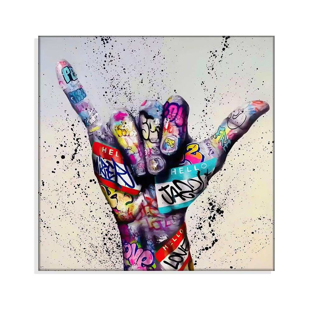 Graffiti Hang Loose Wall Poster