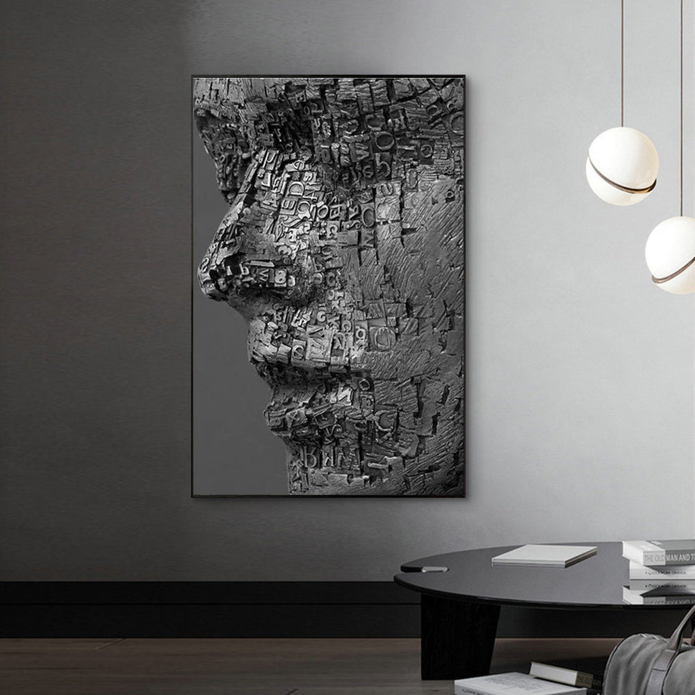 Minimalist Face Wall Poster