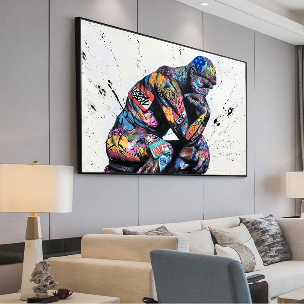 Thinker Man Wall Poster