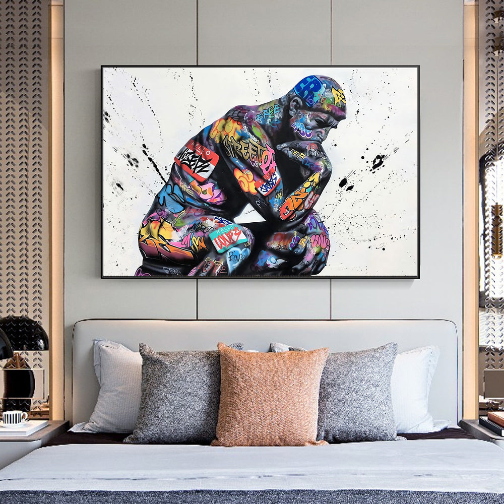 Thinker Man Wall Poster