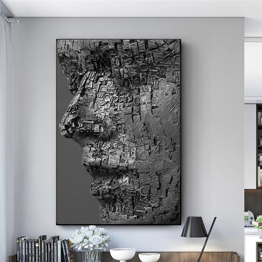Minimalist Face Wall Poster