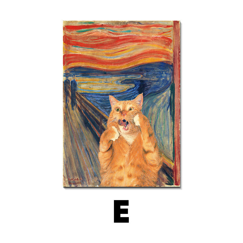 Animal The Scream Wall Art