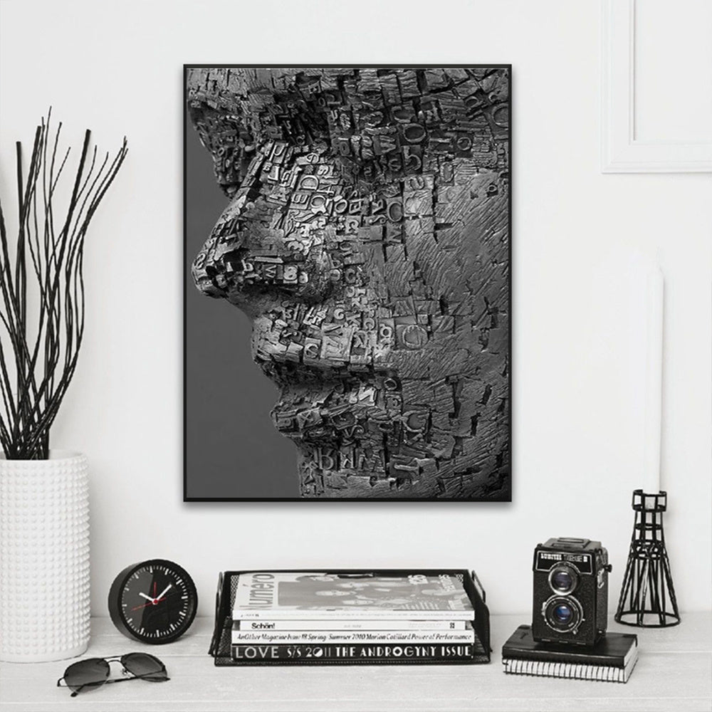 Minimalist Face Wall Poster