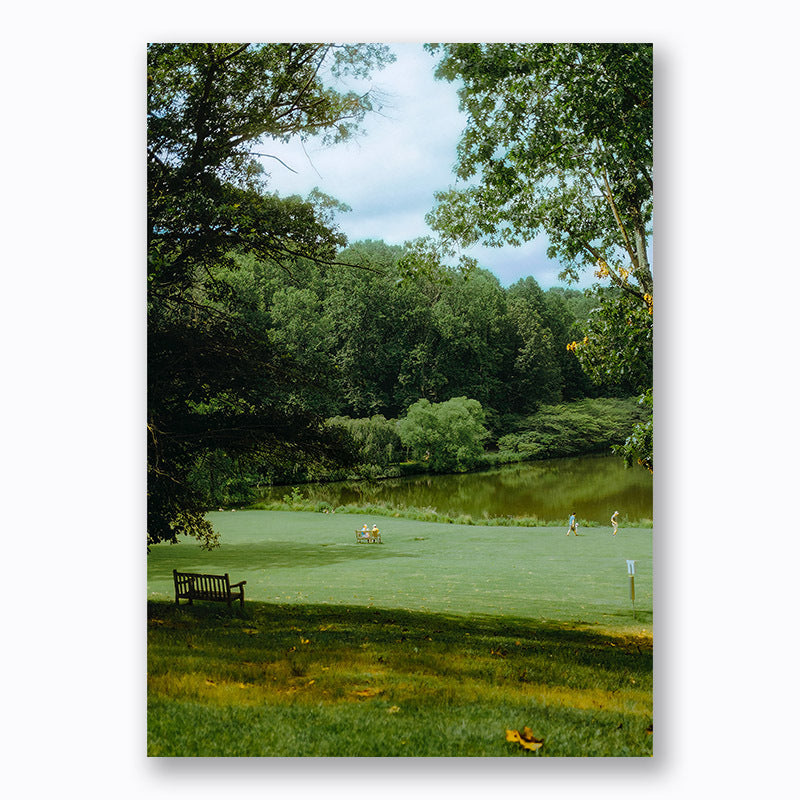 Green Style Nordic Landscape Poster