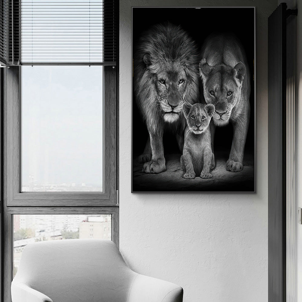 Lions Wall Poster