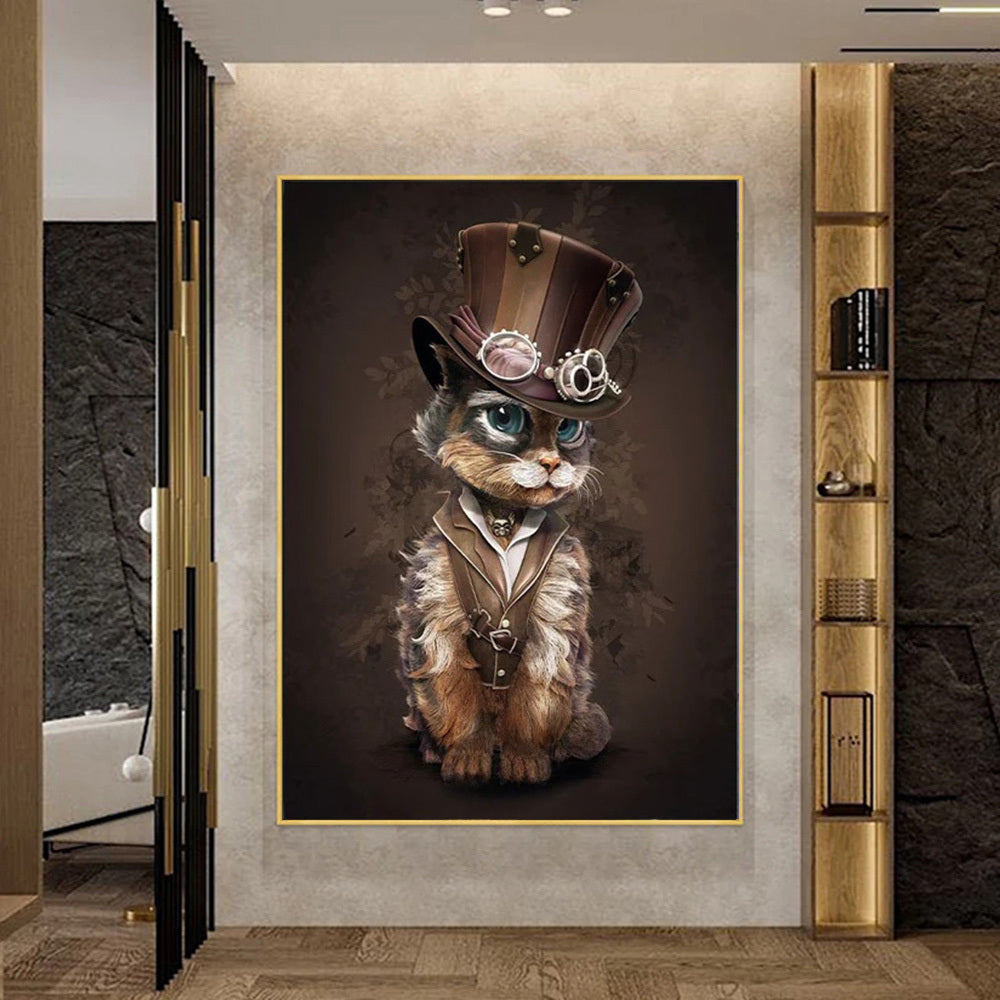 Fancy Cat Wall Poster
