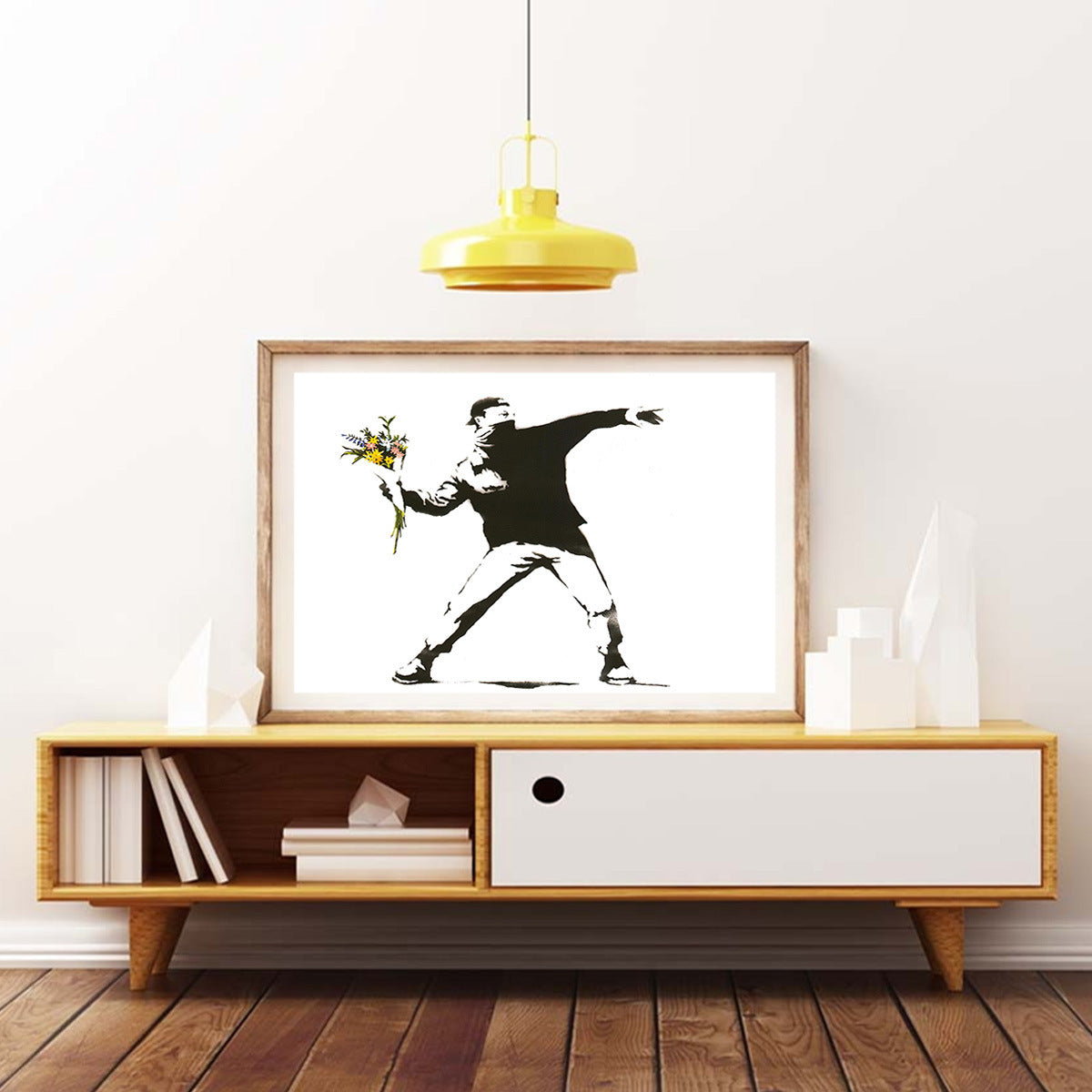 Yeet the Flower Bank Spray Painting Poster