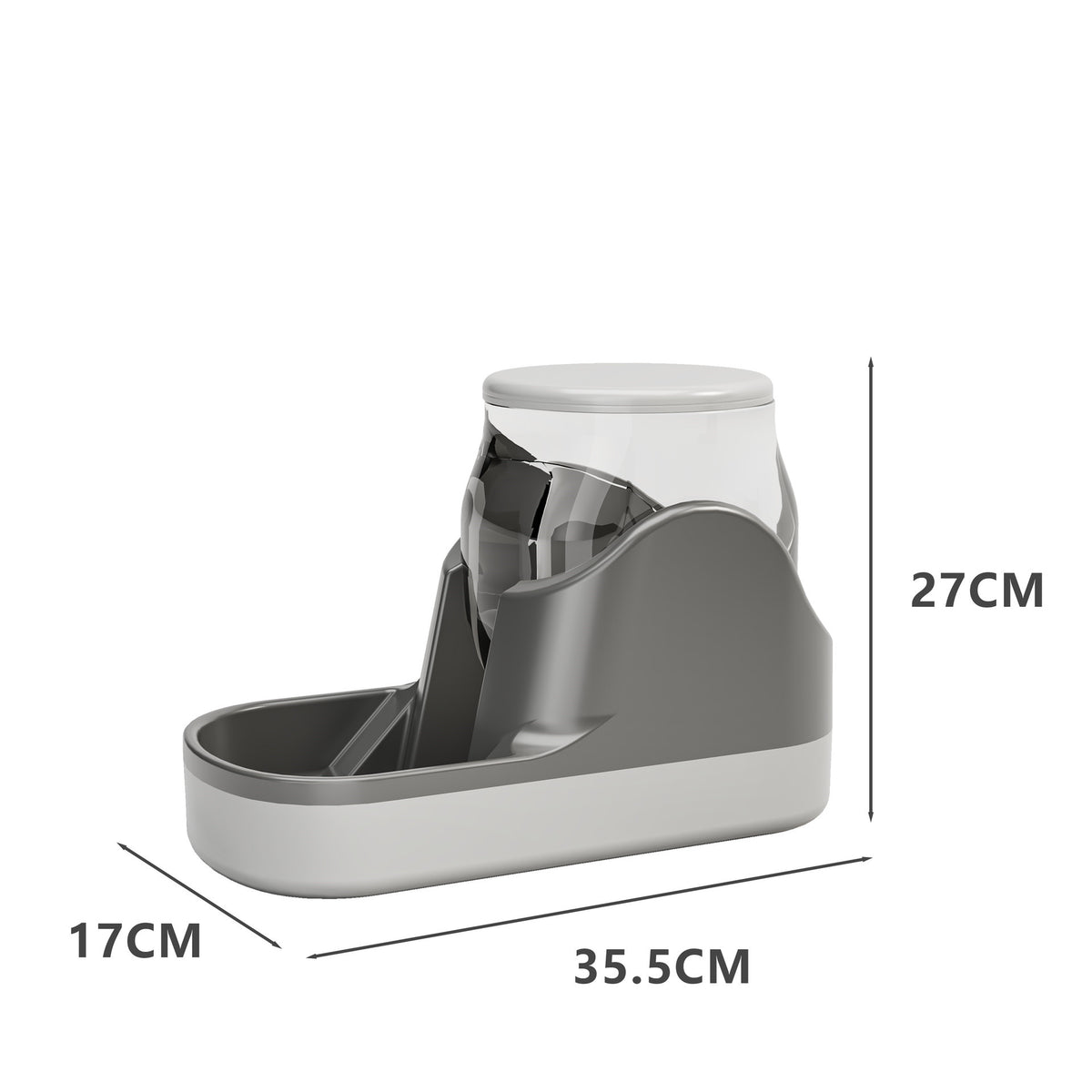 Pet Feeding Station in grey