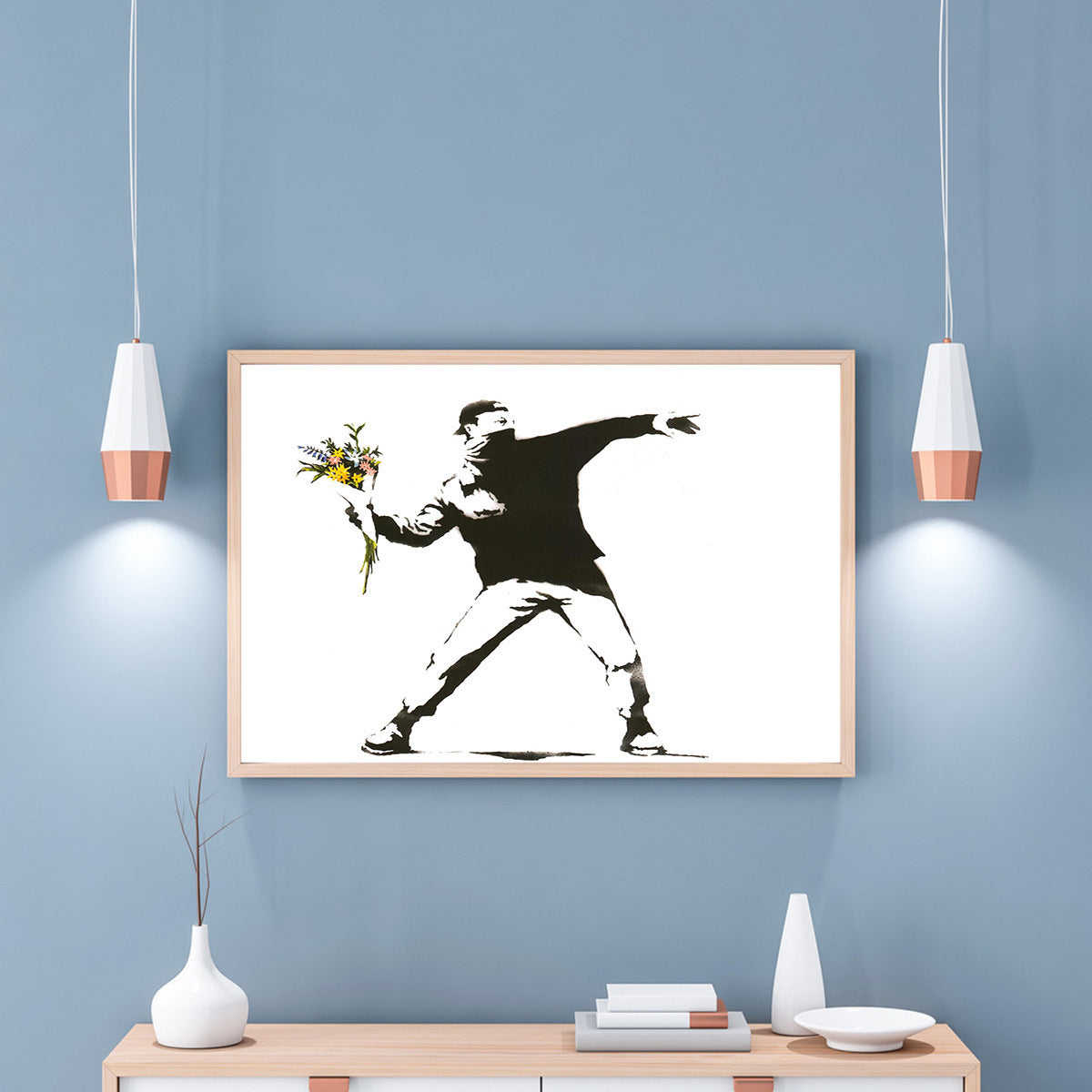 Yeet the Flower Bank Spray Painting Poster