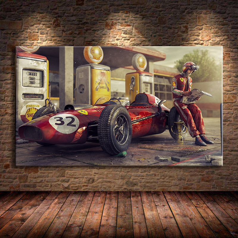 Classic Racing Vintage Poster