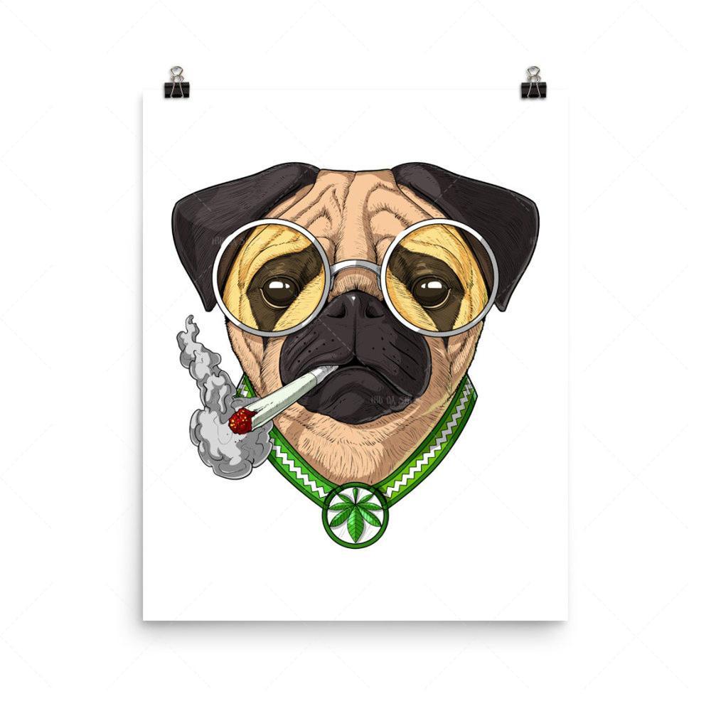Dog Smoking Poster