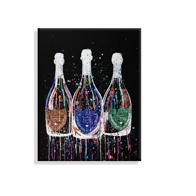 Champagne Bottle Wall Posters