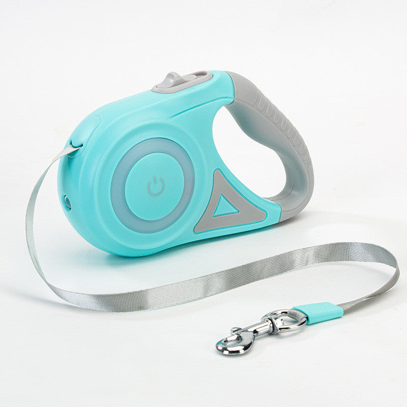 Retractable Dog Leash in green