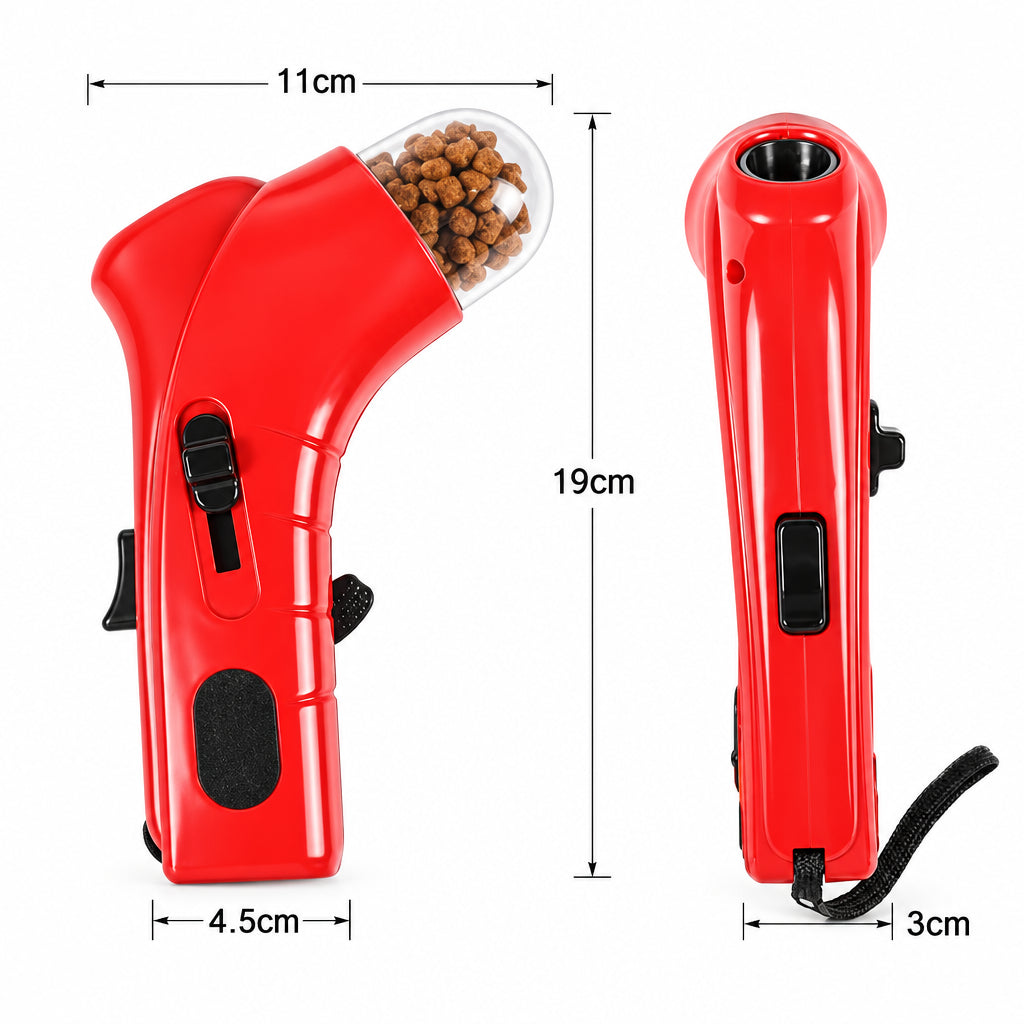 Pet Treat Launcher in red