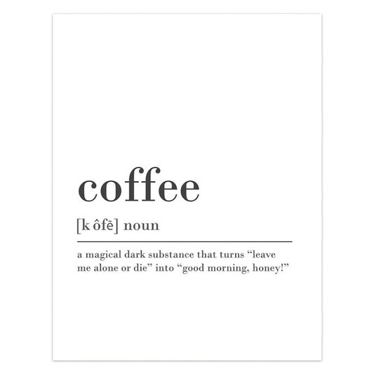 Coffee Wall Poster