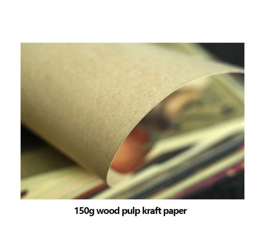 Retro Kraft Paper Poster