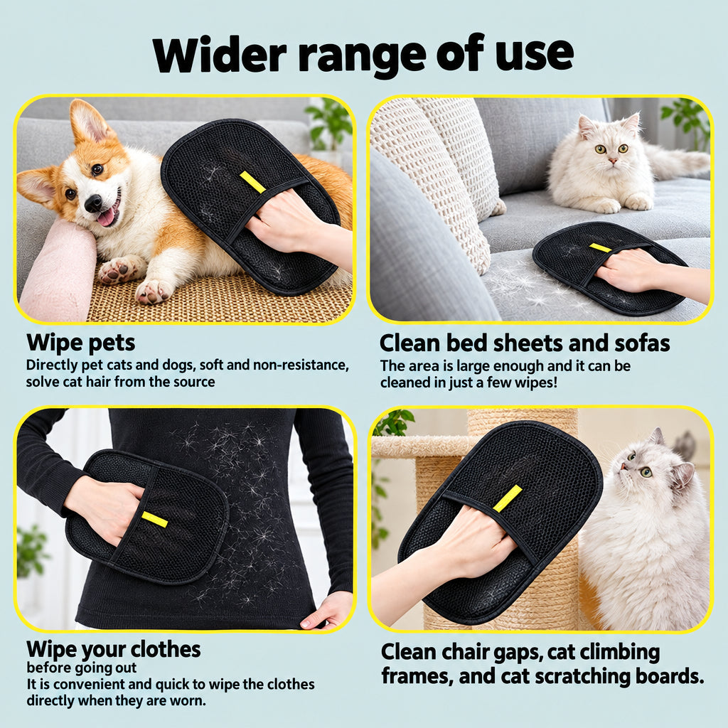 Pet Grooming Glove, product photo 2