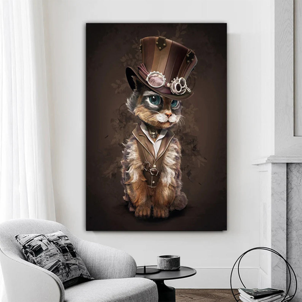 Fancy Cat Wall Poster