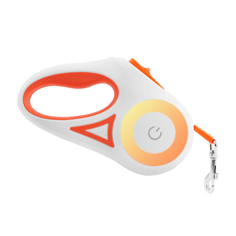 Retractable Dog Leash in orange
