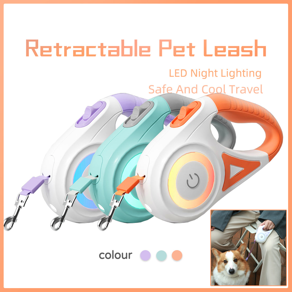 Retractable Dog Leash, product photo 10