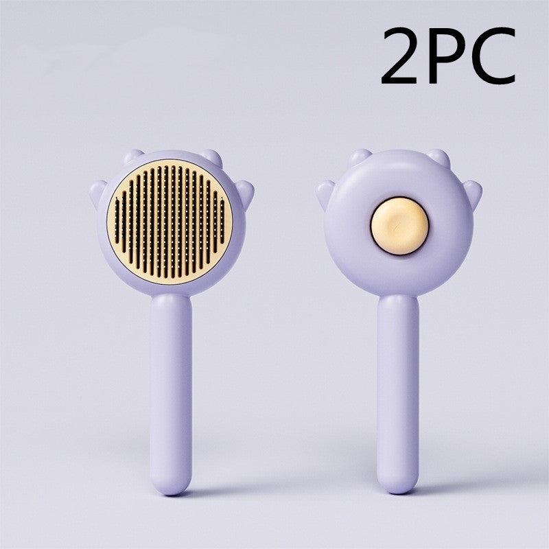 Pet Grooming Comb in purple