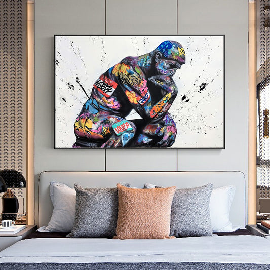 Thinker Man Wall Poster