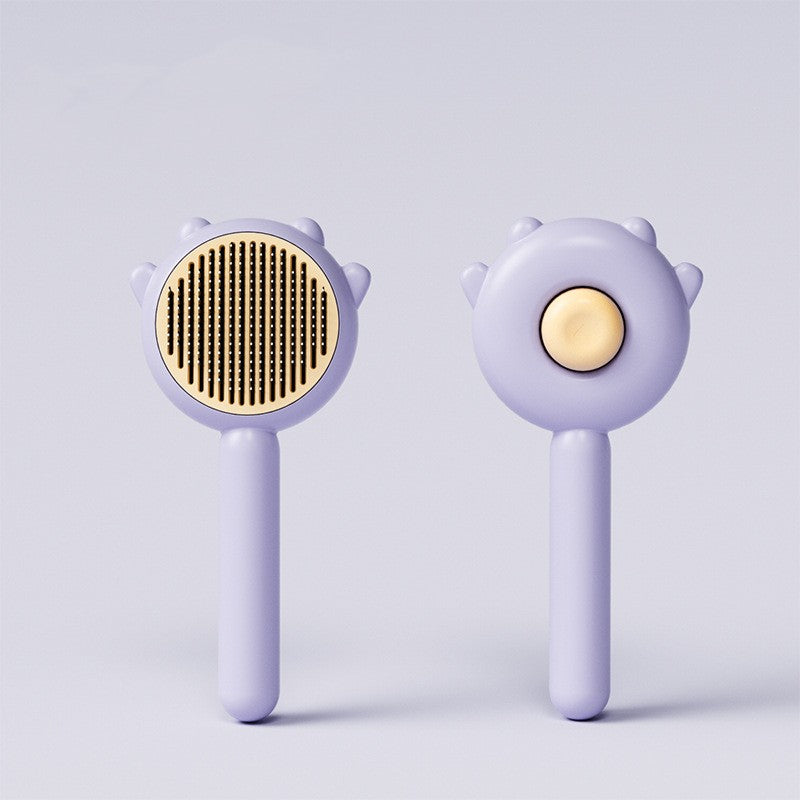 Pet Grooming Comb in purple