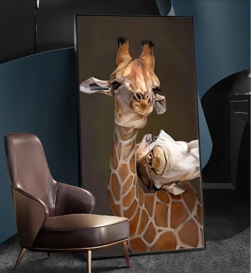 Cute Giraffe Wall Poster