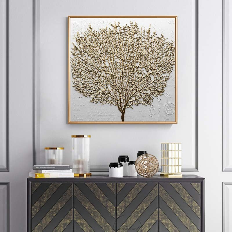 Golden Tree Wall Poster