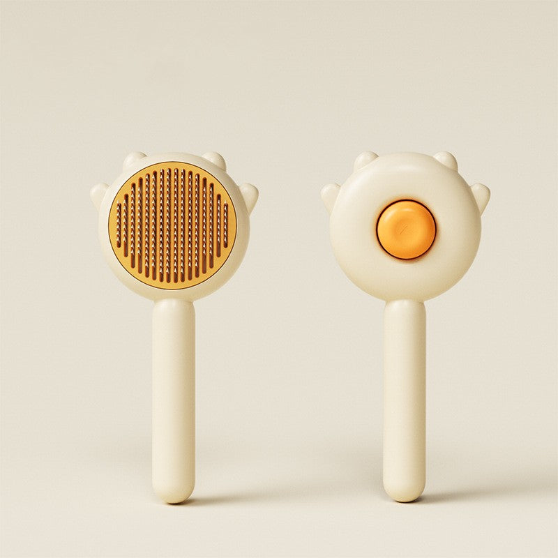 Pet Grooming Comb in yellow