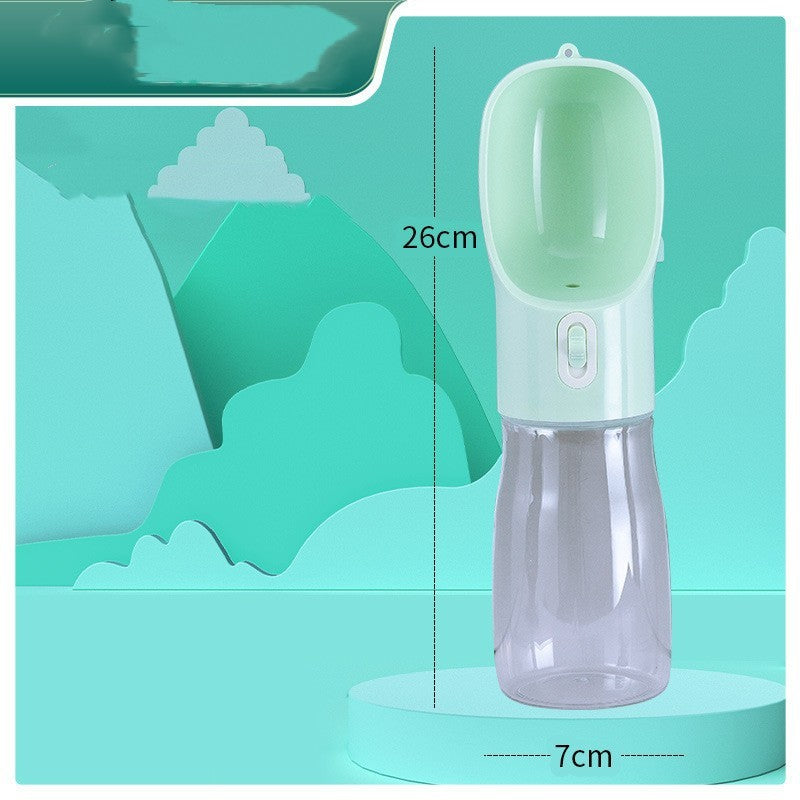 Portable Pet Water Bottle in blue