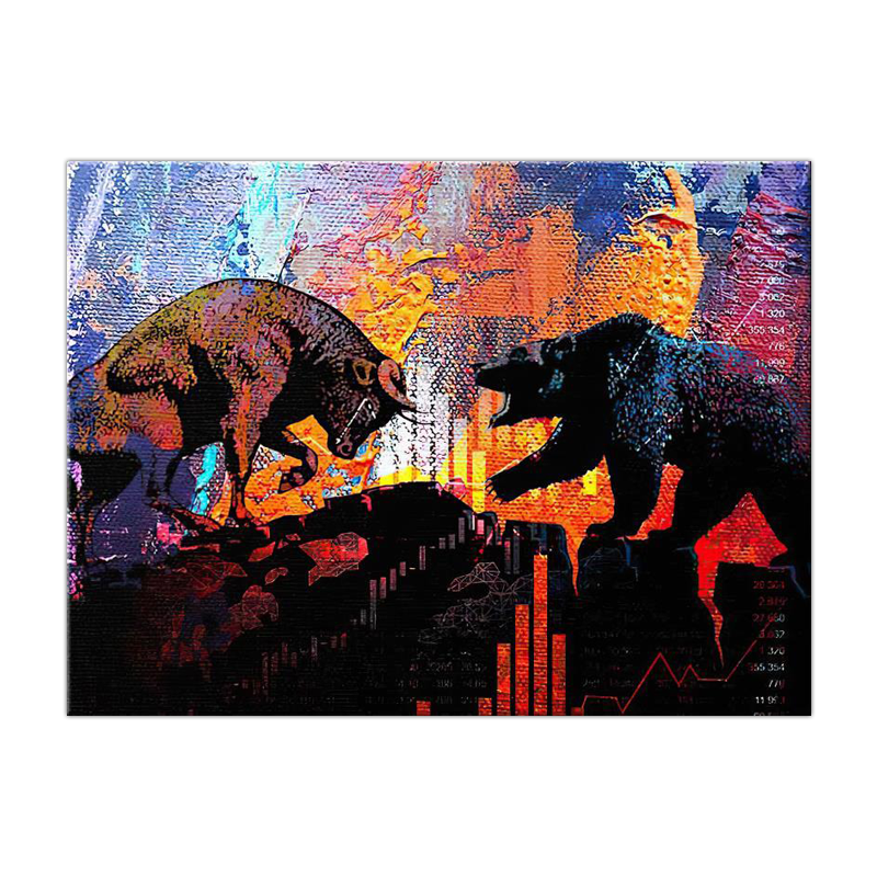 Bull And Bear Poster