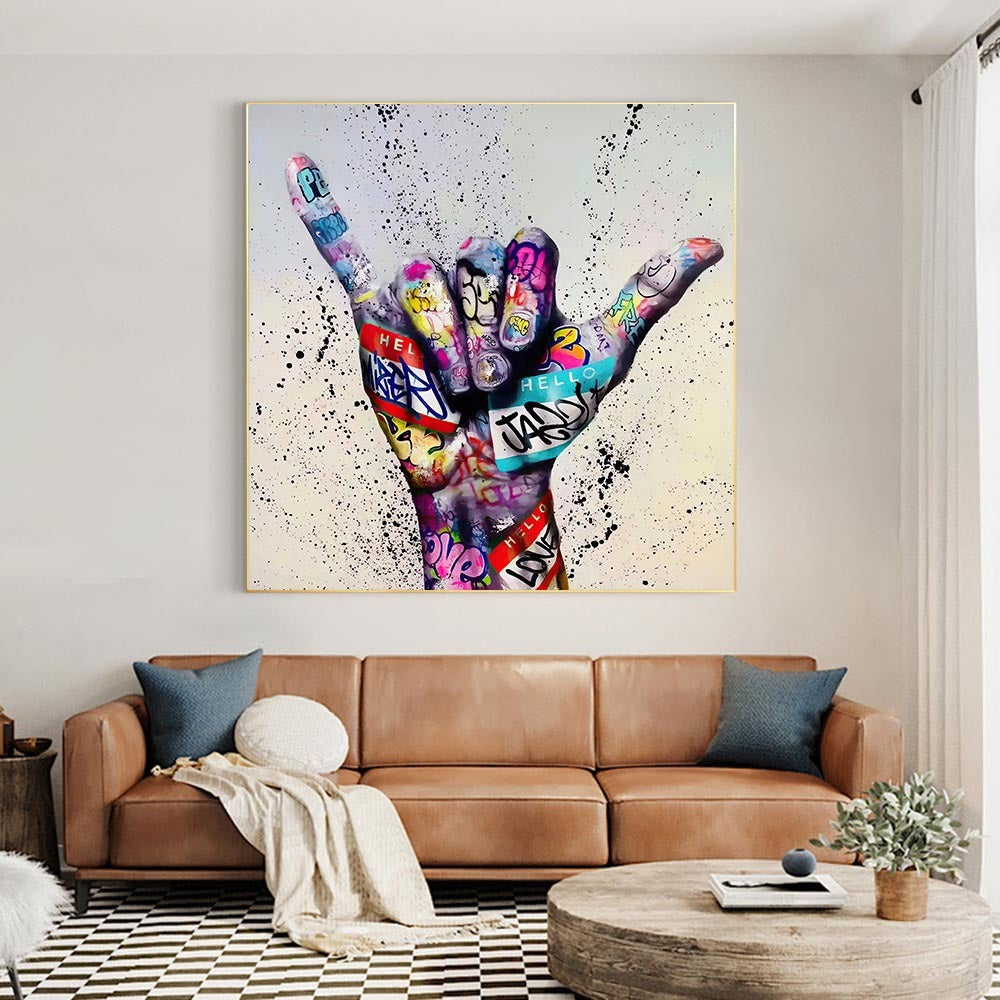 Graffiti Hang Loose Wall Poster