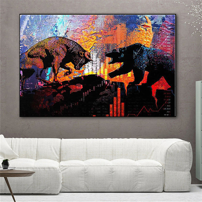 Bull And Bear Poster