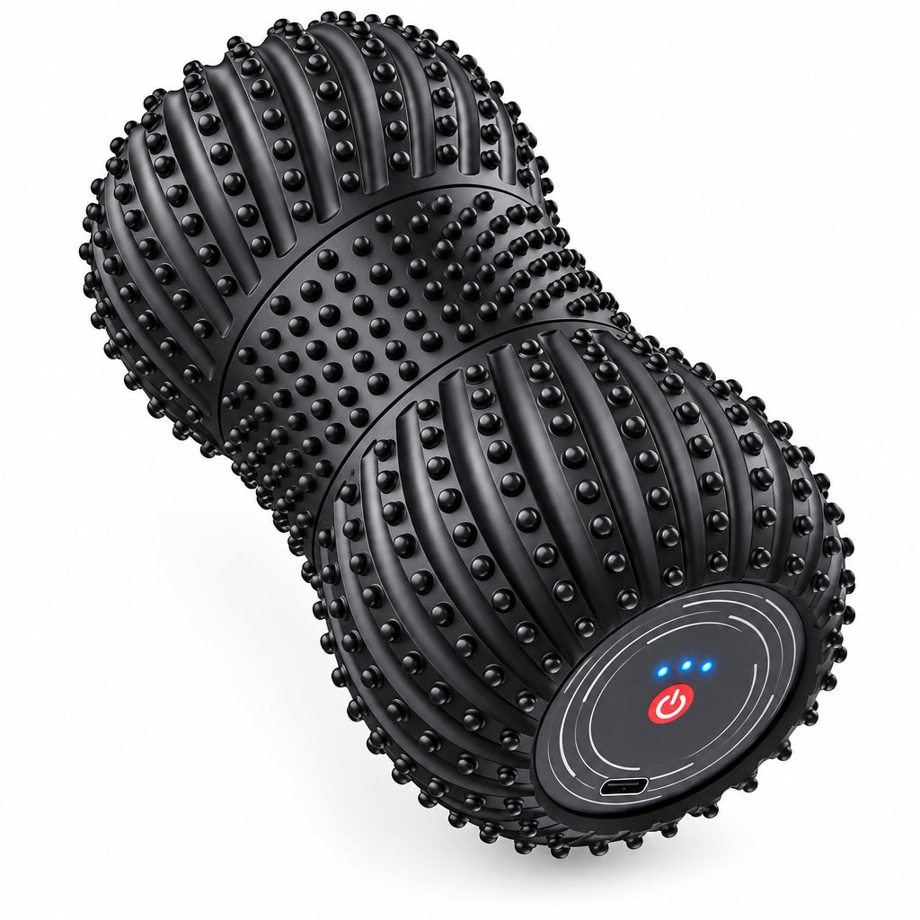 Vibrating Peanut Massage Ball in black
