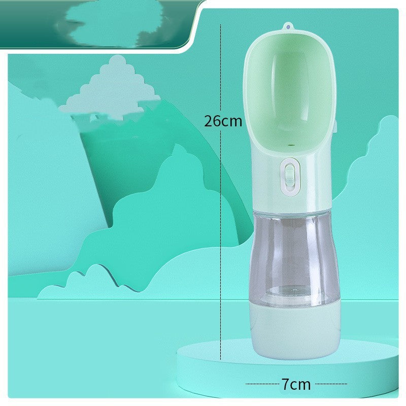 Portable Pet Water Bottle in blue