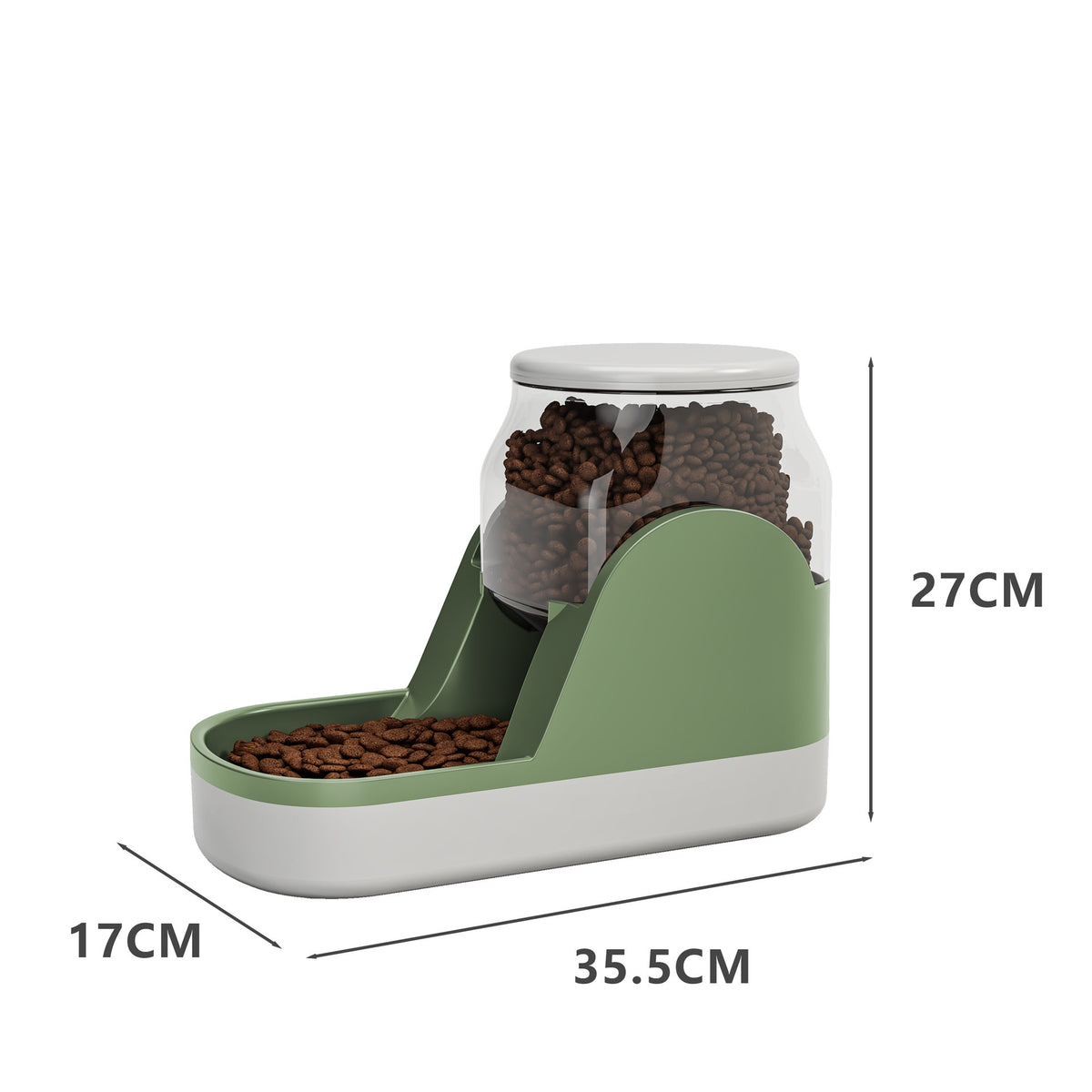 Pet Feeding Station in green
