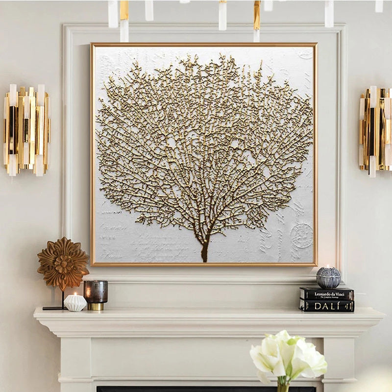 Golden Tree Wall Poster