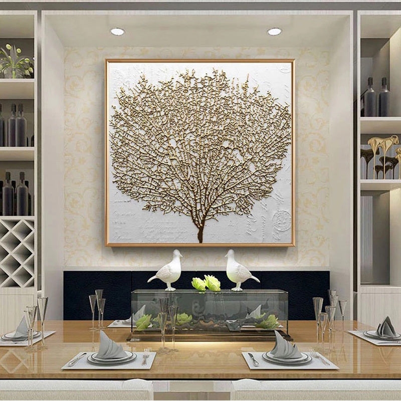 Golden Tree Wall Poster