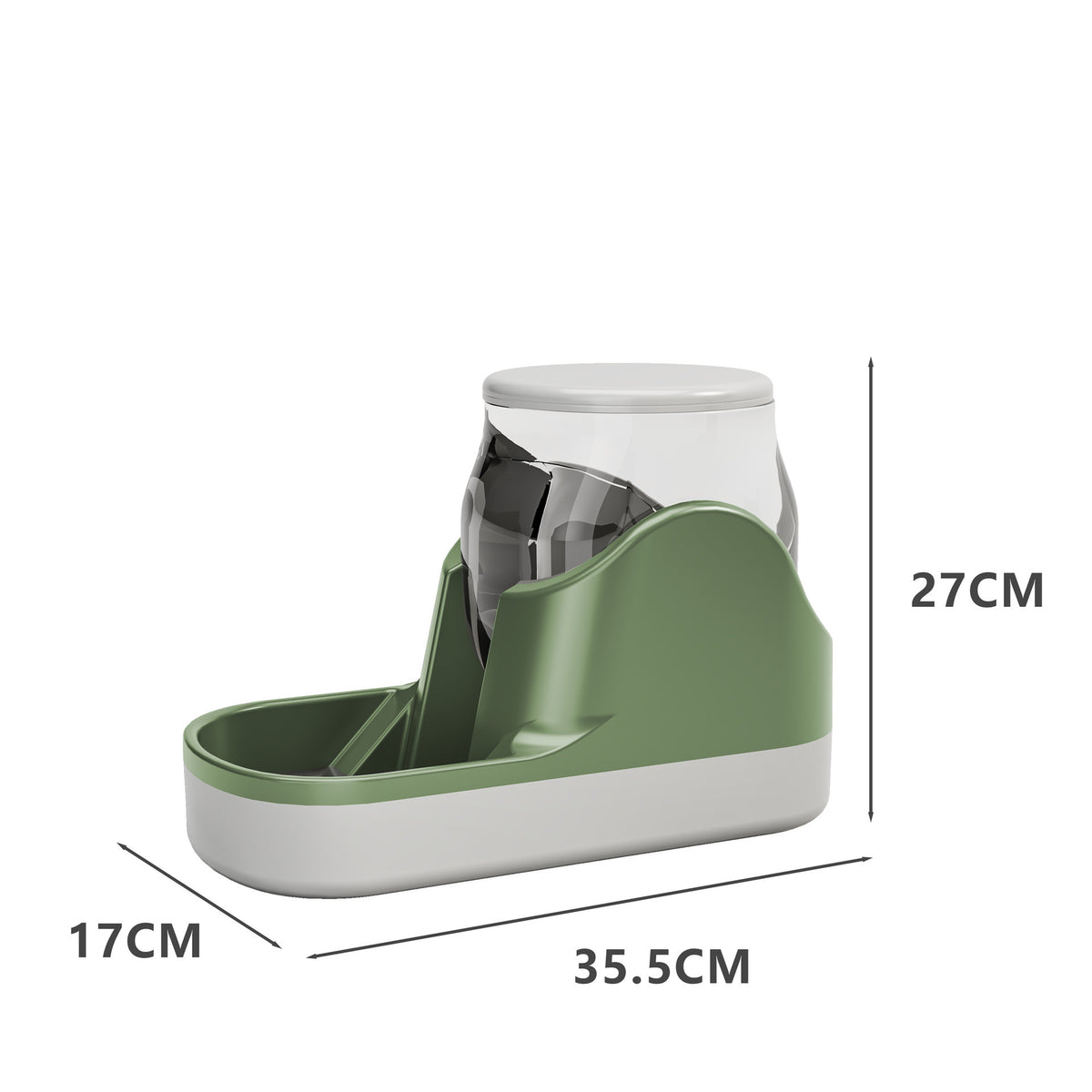 Pet Feeding Station in green