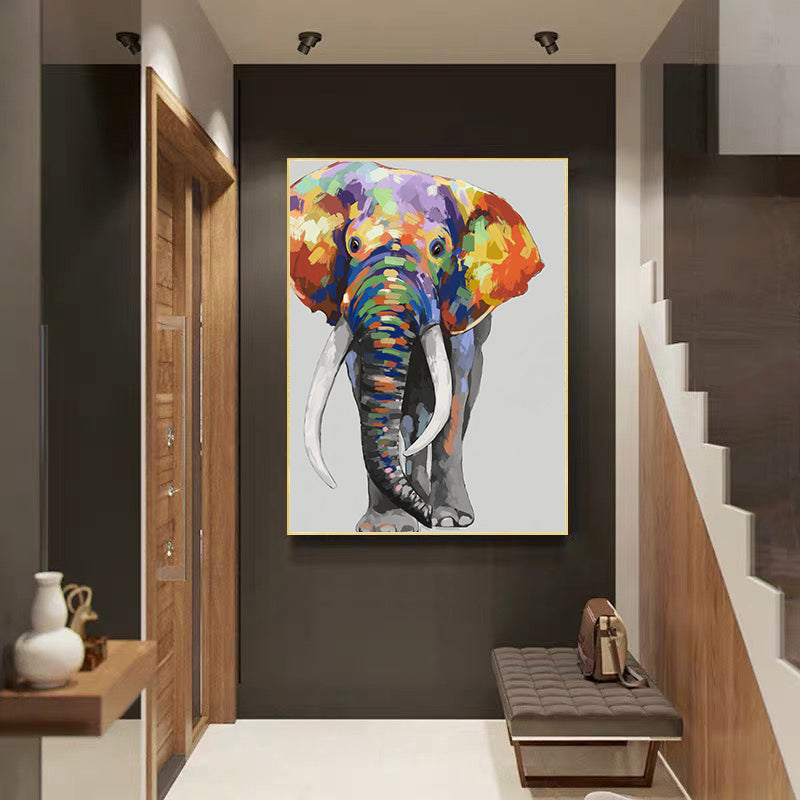 Colorful Elephant Poster